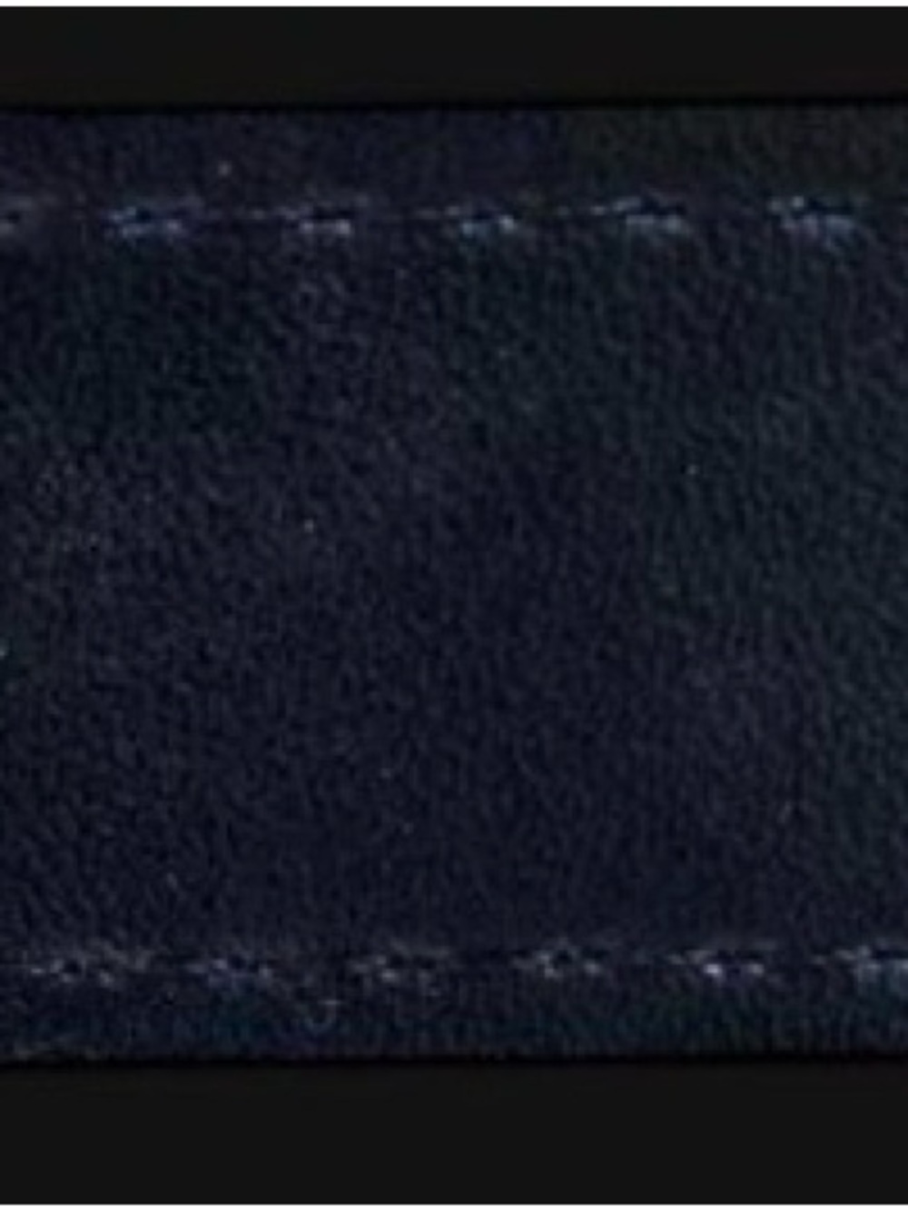 Men's Navy Leather Belt Bag -